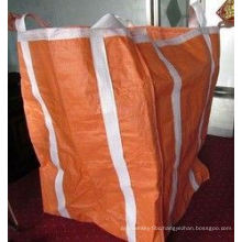 Two Ton Loading Orange Big Bag FIBC with Four Loops 10′′ High / Fully Belted